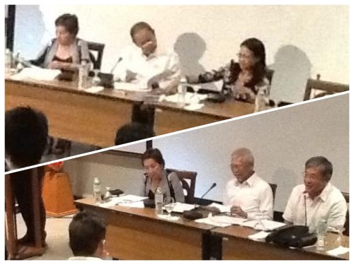 Timbangan panelists